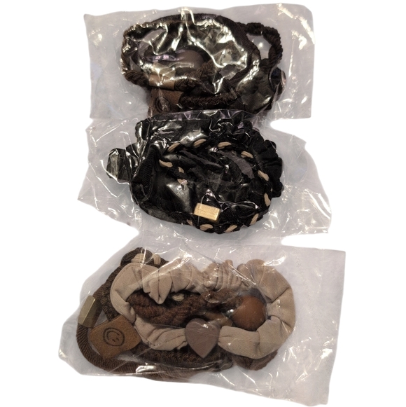 NWT Accessories Bundle Colorful Hair Extensions Sets, Bracelet, Hair Ties - Picture 4 of 5